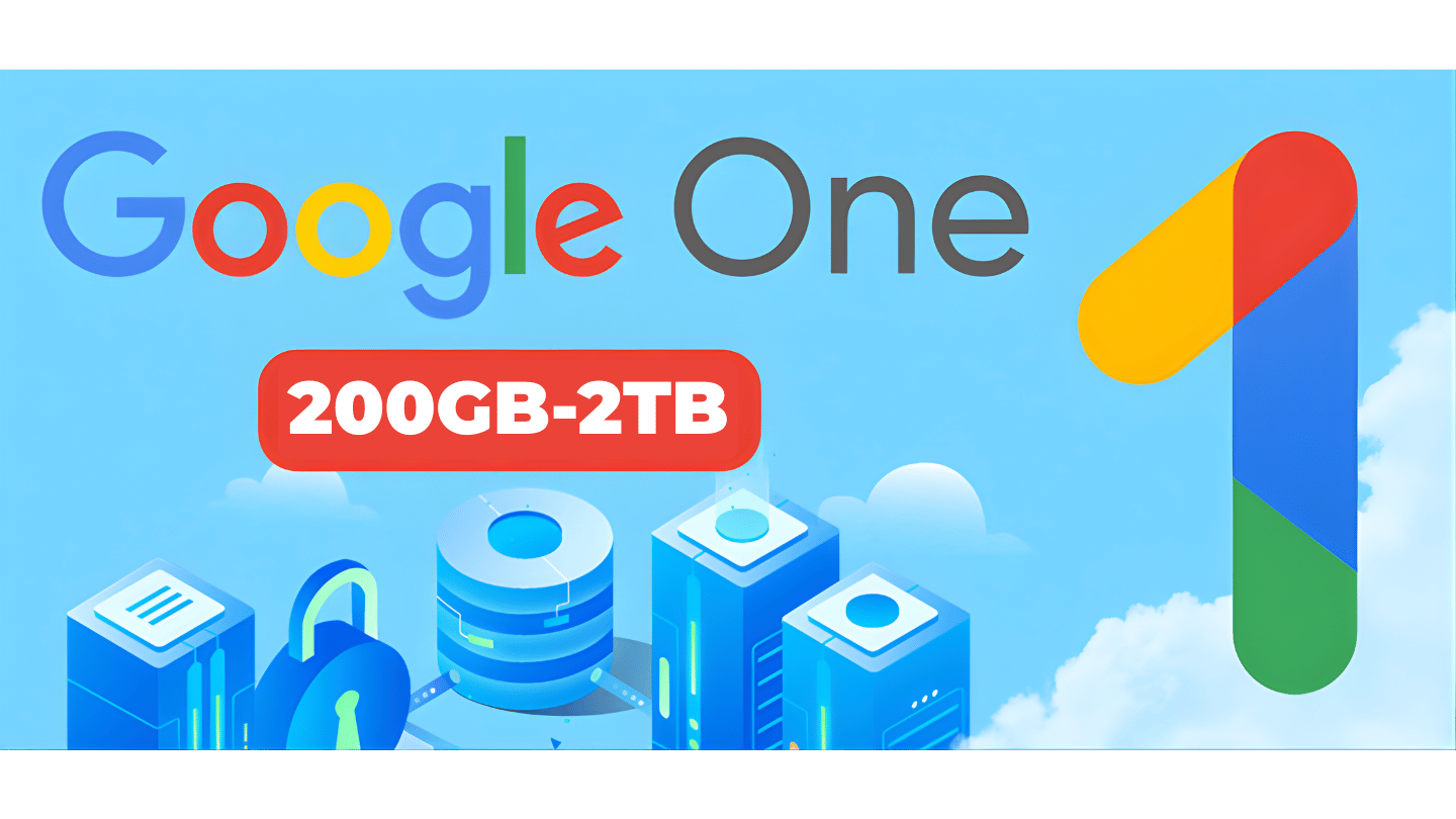 Nâng dung lượng Google drive - Google One 200GB- 2TB